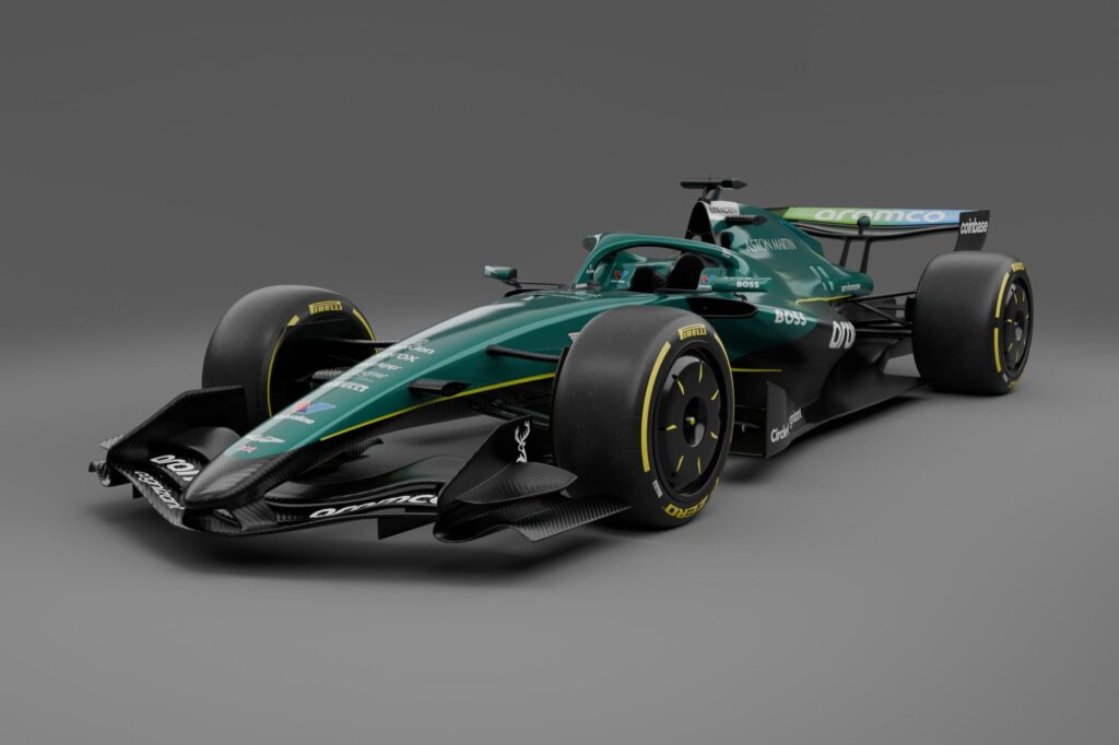 Aston Martin F1 motor bemutató esemény