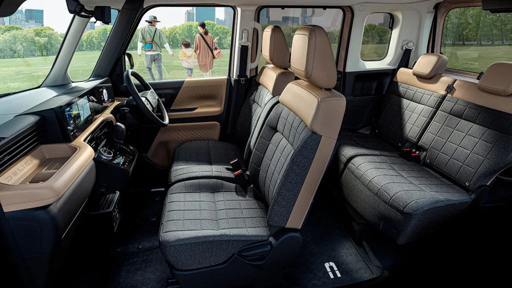 Kompakt Delica Mini expedíciós jármű 4WD és emelt futóművel