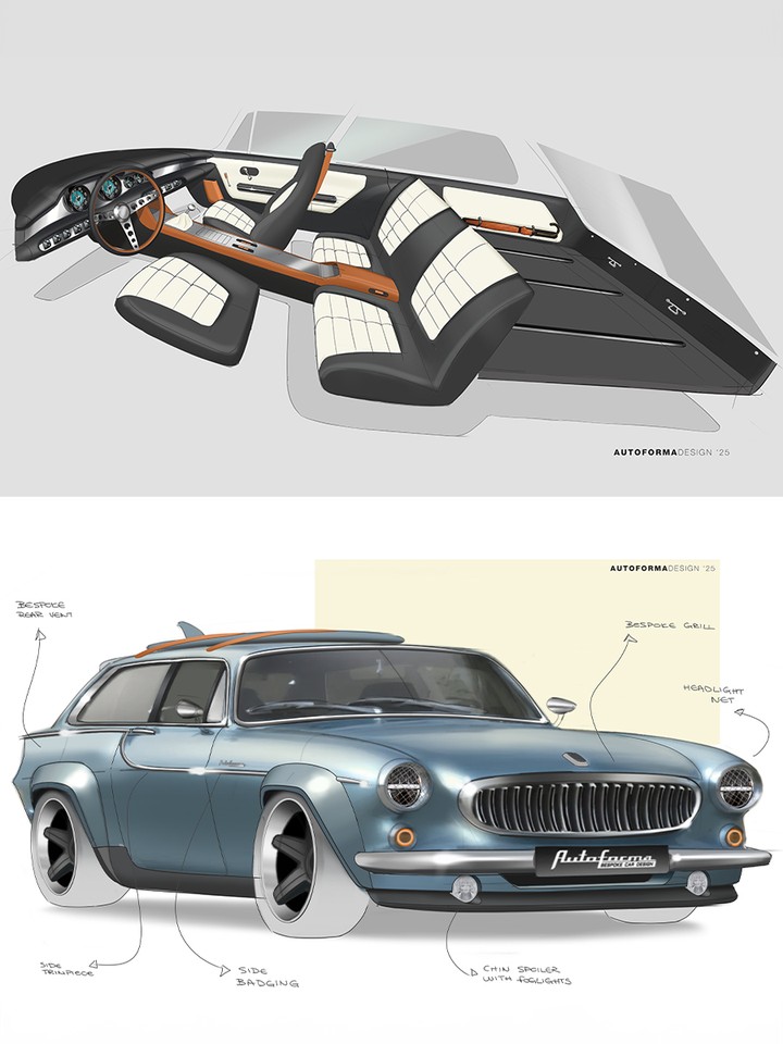 Volvo P1800 restomod