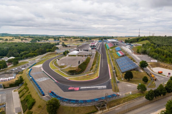 A Hungaroring versenypálya madártávlatból
